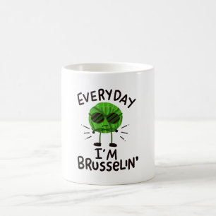 Vegane Brüssel-Sprossen Kaffeetasse
