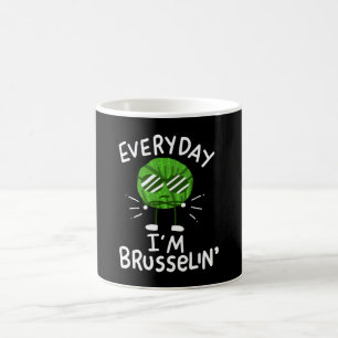Vegane Brüssel-Sprossen Kaffeetasse