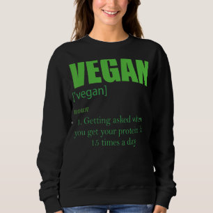 Vegane Definition Gefragt, wo Sie sich befinden Sweatshirt