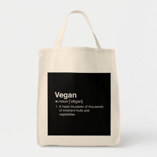 Vegane Definition Tragetasche