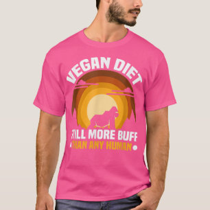 Vegane Diät Meme Vegane Pflanze Powered Vegetarian T-Shirt