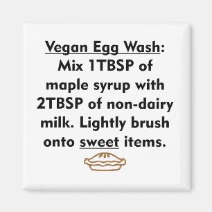 Vegane Ei-Wäsche - Bonbon Magnet
