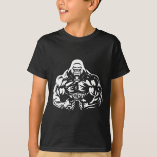 Vegane Fitness Gorilla Workout T-Shirt