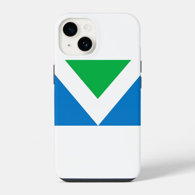 Vegane Flagge iPhone Hülle (Rückseite)