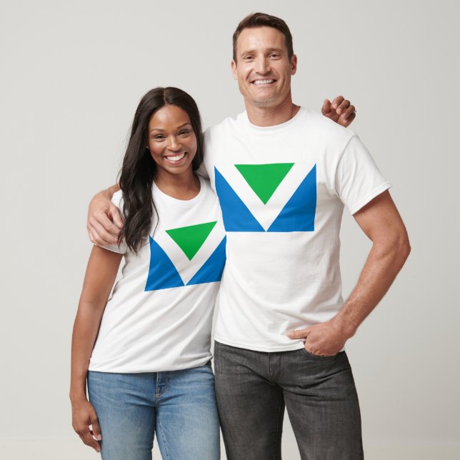 Vegane Flagge T-Shirt (Unisex)