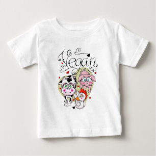 Vegane Freunde Baby T-shirt