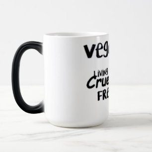 Vegane grausame freie Tasse