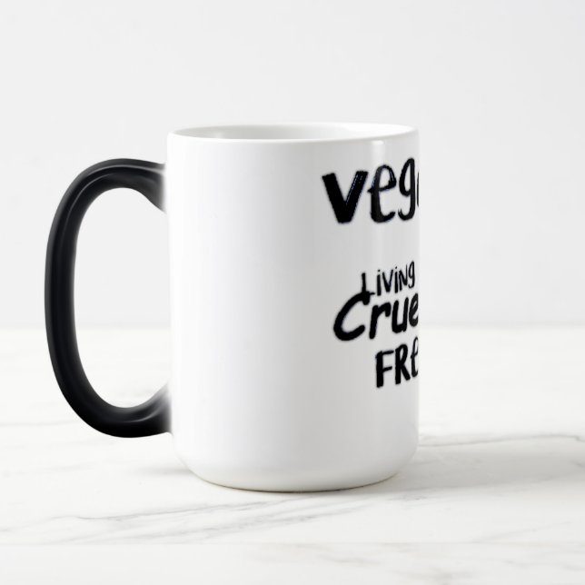 Vegane grausame freie Tasse (Links)