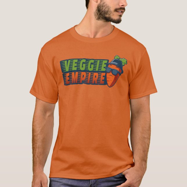 vegane Imperialkarotte T-Shirt (Vorderseite)