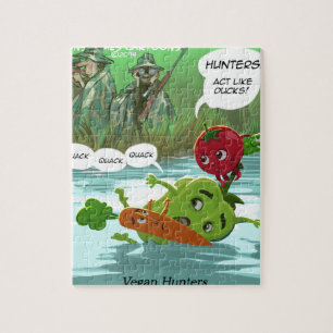 Vegane Jäger Lustig Puzzle