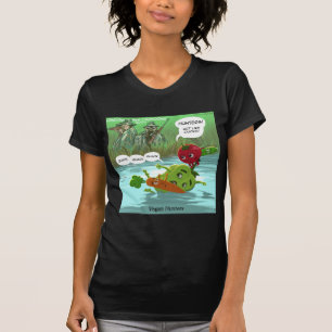 Vegane Jäger Lustig T-Shirt