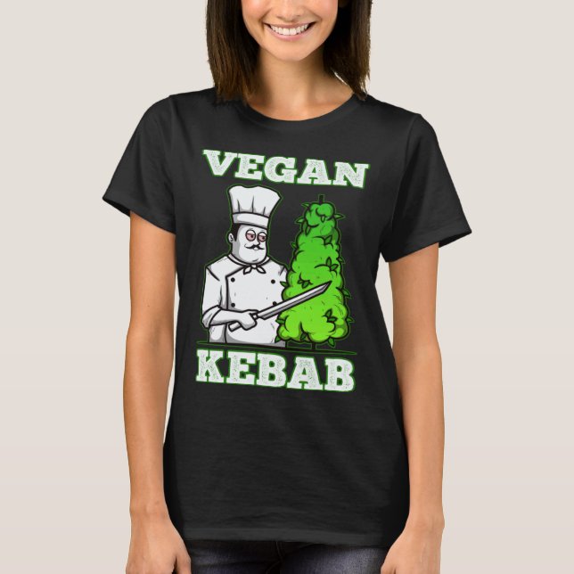 Vegane Kebab Weed T-Shirt (Vorderseite)