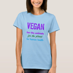 VEGANE Kleidungs-Unterzeichnung T-Shirt