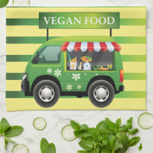 Vegane Küche Handtuch
