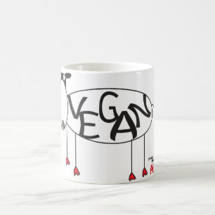 Vegane Kuh-Tasse Tasse