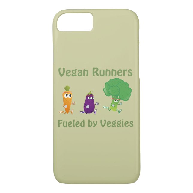 Vegane Läufer - von Veggies angetrieben Case-Mate iPhone Hülle (Rückseite)