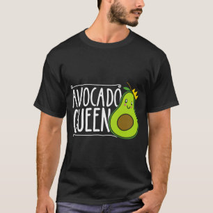 Vegane Lebensweise Avocado-Königin vegetarische Fr T-Shirt