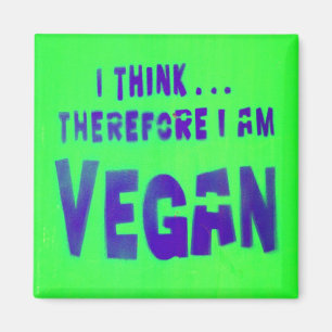 Vegane Liebe Tiere essen Pflanze Magnet