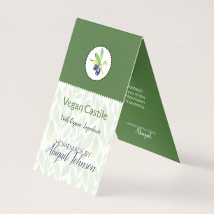 Vegane Olivenöl-Haushalts- und Körperetikette Ta