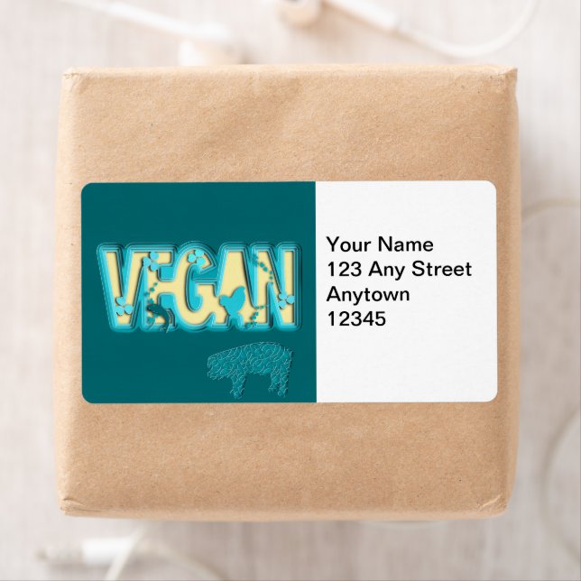 Vegane Papierausschnitt (Insitu)