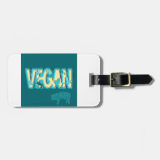 Vegane Papierausschnitt Gepäckanhänger