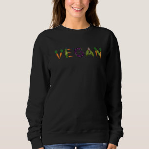 Vegane Pflanze auf vegetarische Ernährung Veggia V Sweatshirt