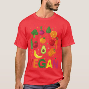 Vegane Pflanze auf vegetarische Ernährung Veggia V T-Shirt