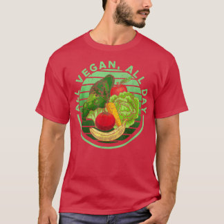 Vegane Pflanze auf vegetarische Ernährung Veggia V T-Shirt