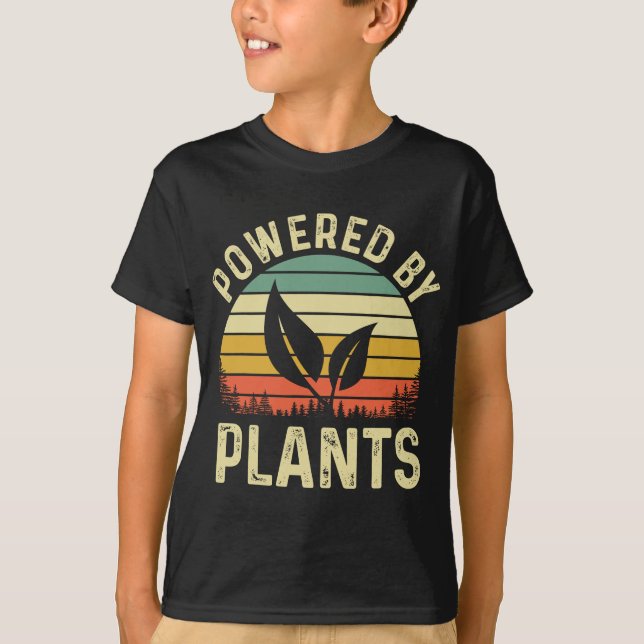 Vegane Pflanze T-Shirt (Vorderseite)
