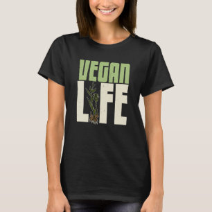 Vegane Pflanzenernährung Grüne Lebensmittel Salat T-Shirt
