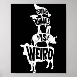 Vegane pflanzliche Ernährung für Männer, vegane Le Poster
