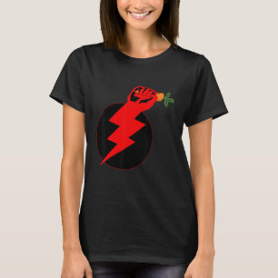 Vegane Power-Karotte-Gewichtheber-Gym-Stärkssport T-Shirt