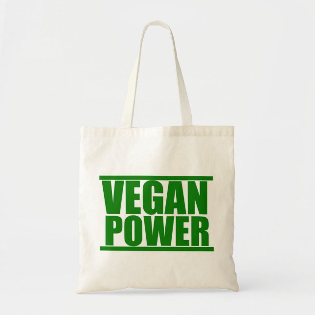 Vegane Power-Tasche Tragetasche (Vorne)