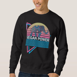 Vegane Power Vegetarisch Sweatshirt
