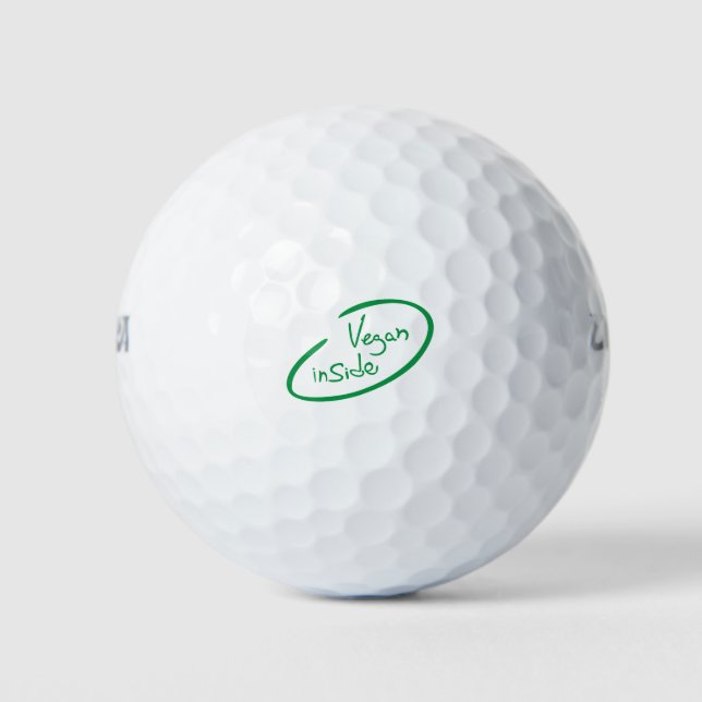 Vegane Produkte Golfball (Vorderseite)
