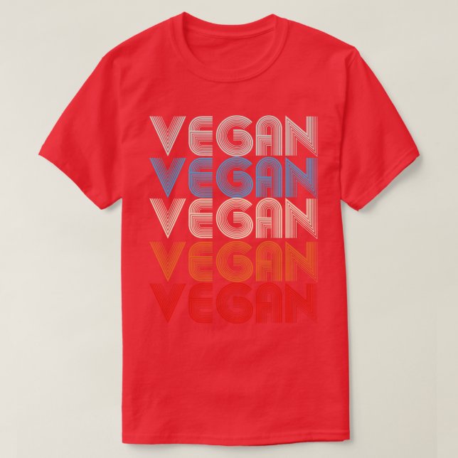 Vegane Retro T-Shirt (Design vorne)