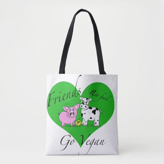 Vegane Tasche Nahrung der Freunde nicht (Vorderseite)