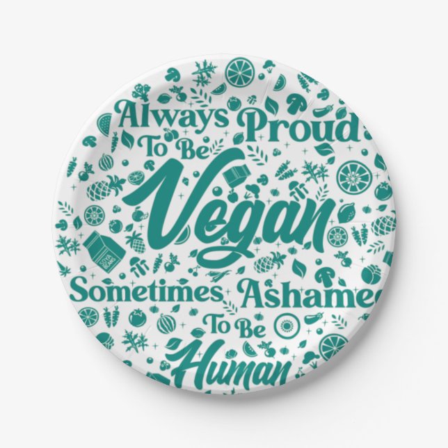 Vegane Teller (Vorderseite)