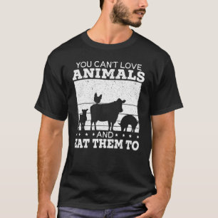 Vegane Tierrechte Veganismus Vegetarisch T-Shirt