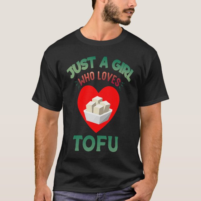 vegane tofu vegetarische Vegetarier Klimaschutz T-Shirt (Vorderseite)
