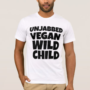 VEGANE, UNVERABREICHTE WILD-KIND-T - SHIRT