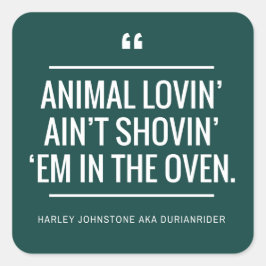 Vegane vegetarische Aufkleber für Tierschutzliebha