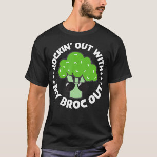Vegane vegetarische Broccoli Broc Pflanze basiert T-Shirt