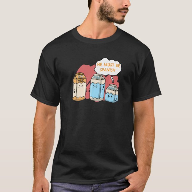 Vegane vegetarische Lebensmittel Veganer Soja Milc T-Shirt (Vorderseite)