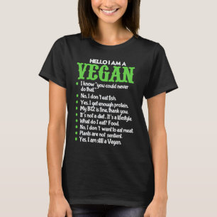 Vegane Vegetarische Pflanze T-Shirt