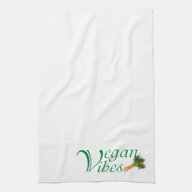 Vegane Vibes Küchentuch (Vertikal)