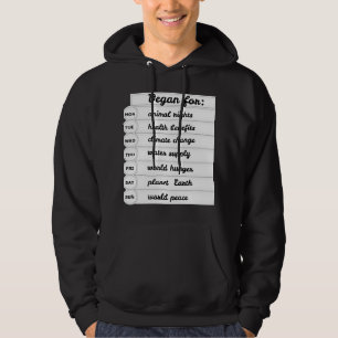 Vegane Woche - warum gehen Sie vegan? Hoodie