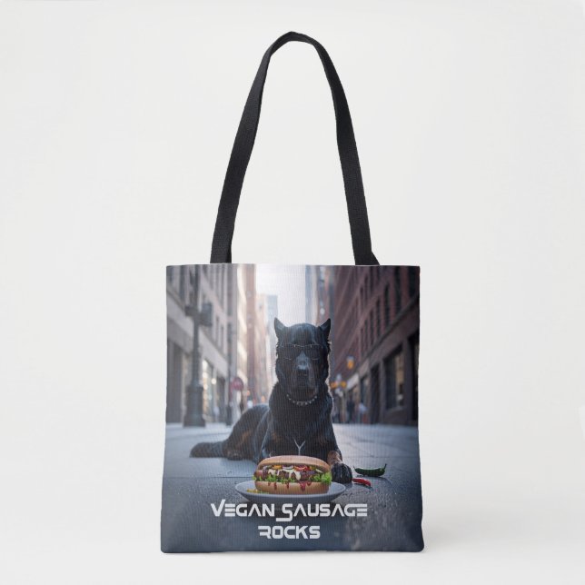 VEGANE WURST ROCKS - LUSTIG (Vorderseite)