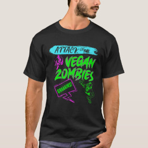 Vegane Zombies Vegetarier Veganer Tag Gemüse T-Shirt