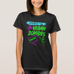 Vegane Zombies Vegetarische Vegane Tage Gemüse T-Shirt